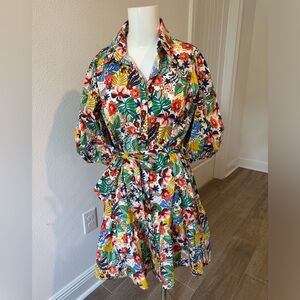 Olivacious Size Medium EUC tie dress